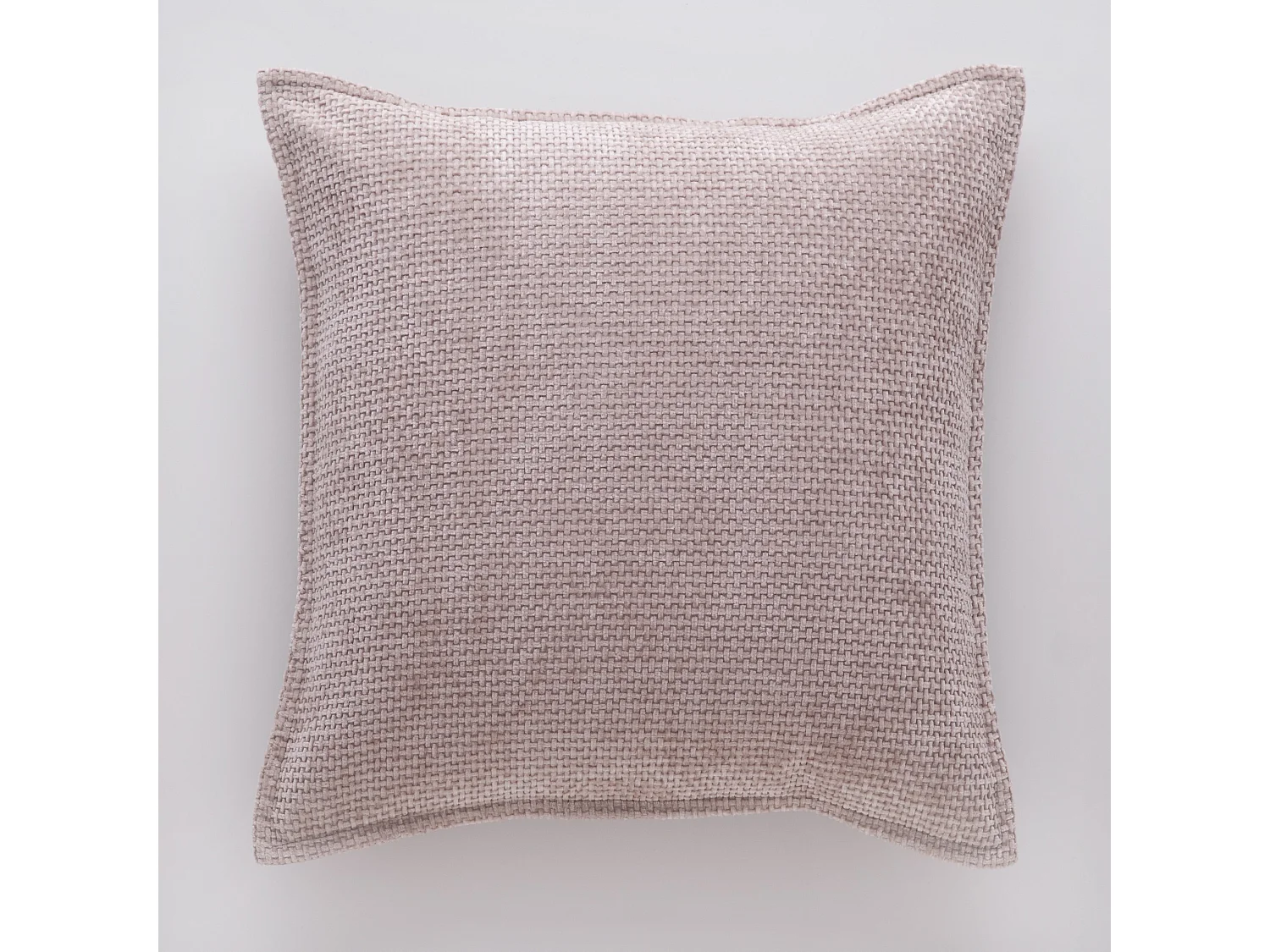 Housse De Coussin En Velours Leila Beige Moyen 45x45