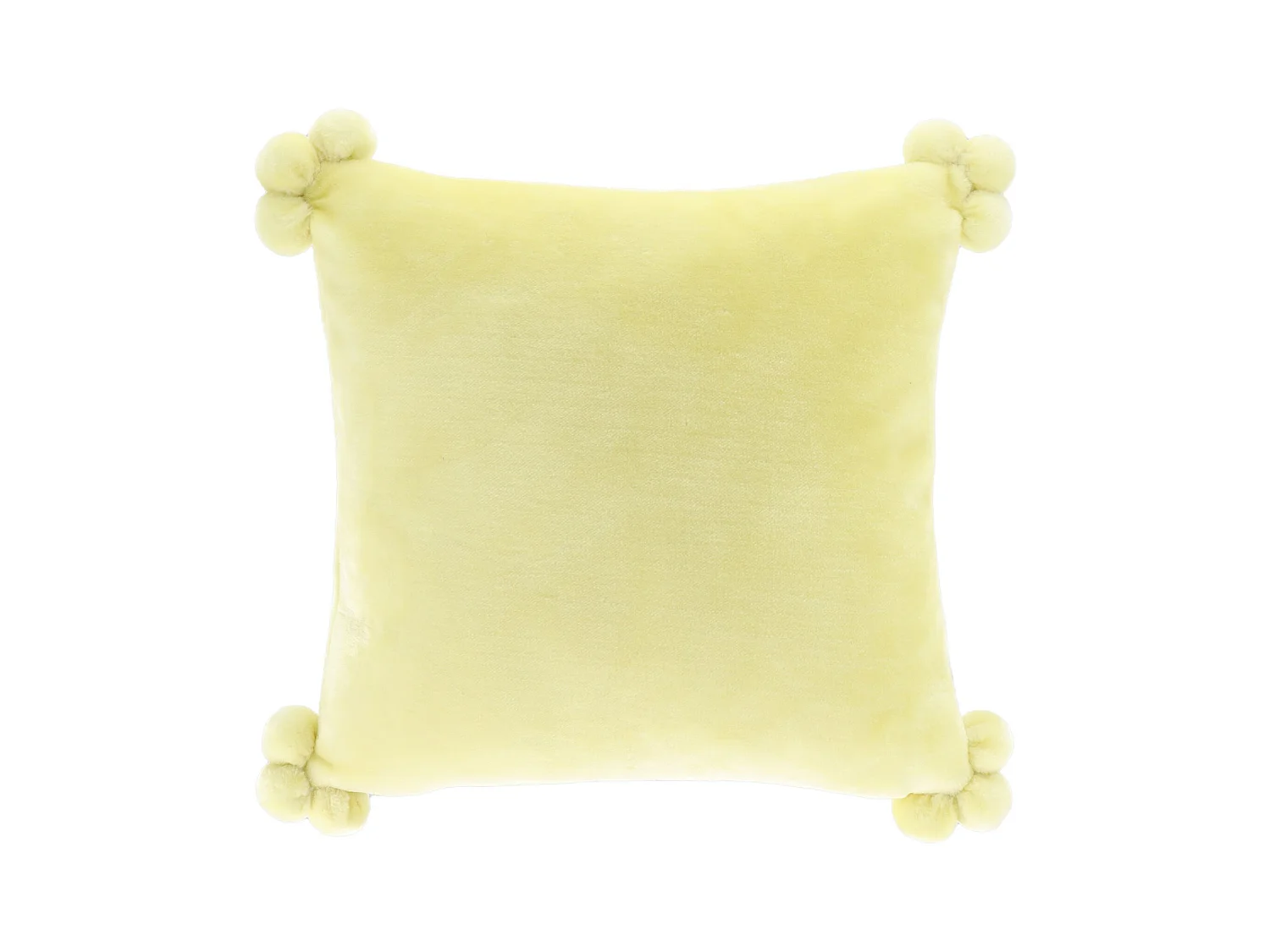 Housse De Couette En Fourrure Cabo Jaune Pâle 45x45