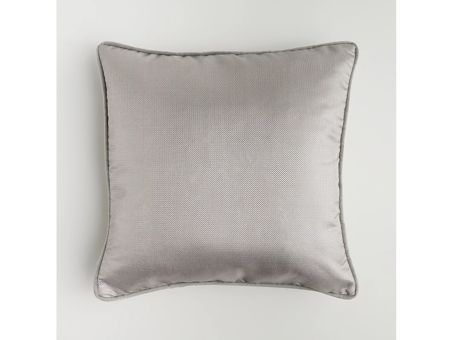 Kissenbezug Mauros Mittelsilber 45 x 45 cm