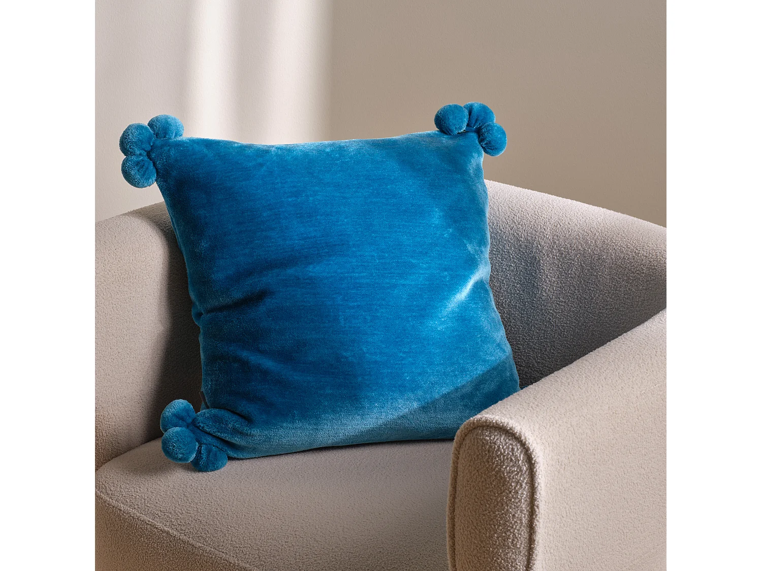 Kissenbezug Cabo Dunkeltürkis 45 x 45 cm