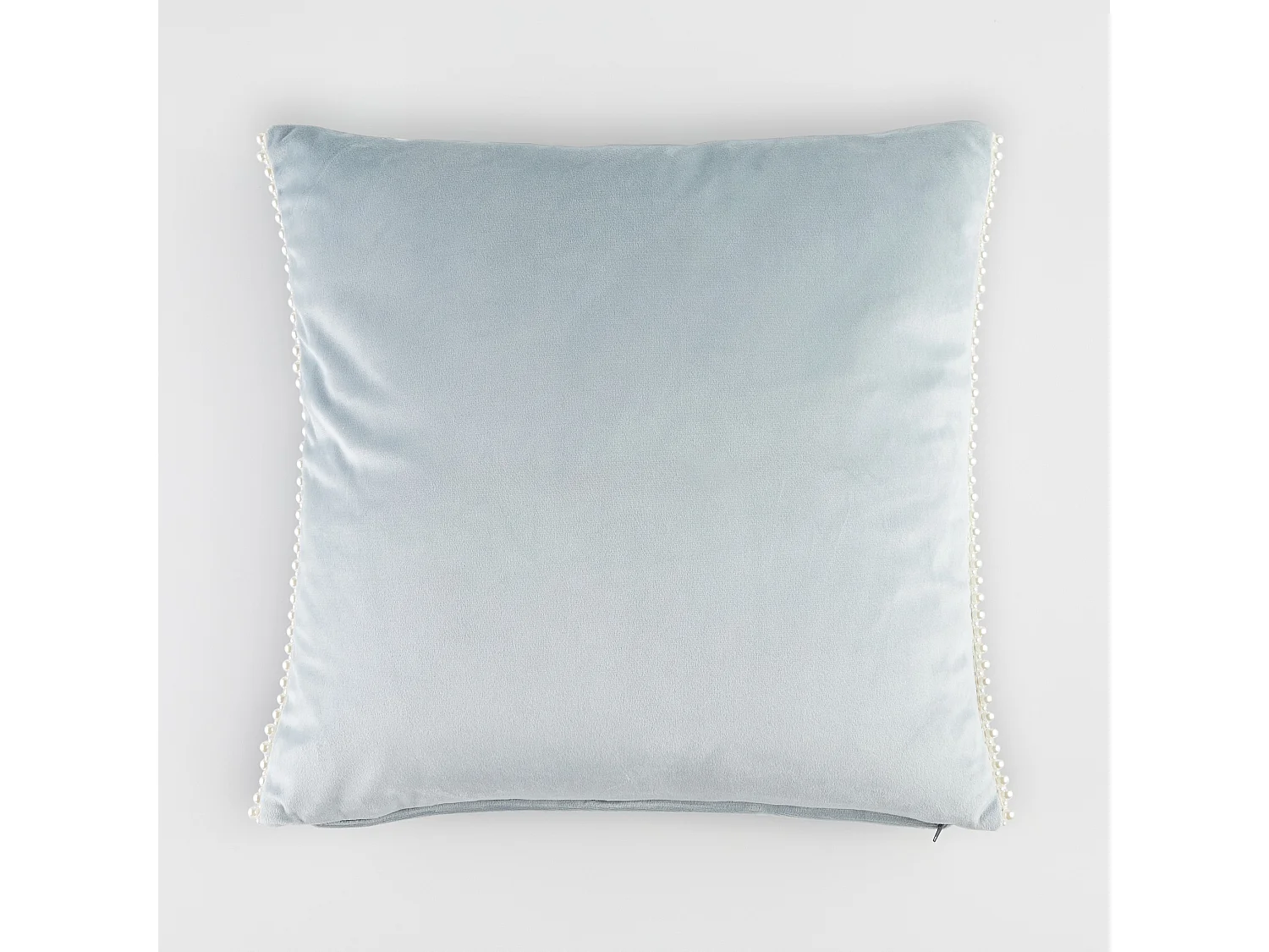 Kissenbezug Aus Samt Patronis Hellblau 45x45