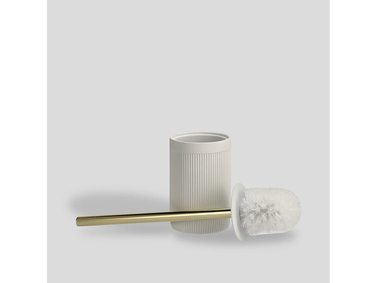 Brosse De Toilette Maya Blanc Moyen 39.5x9.3x9.3