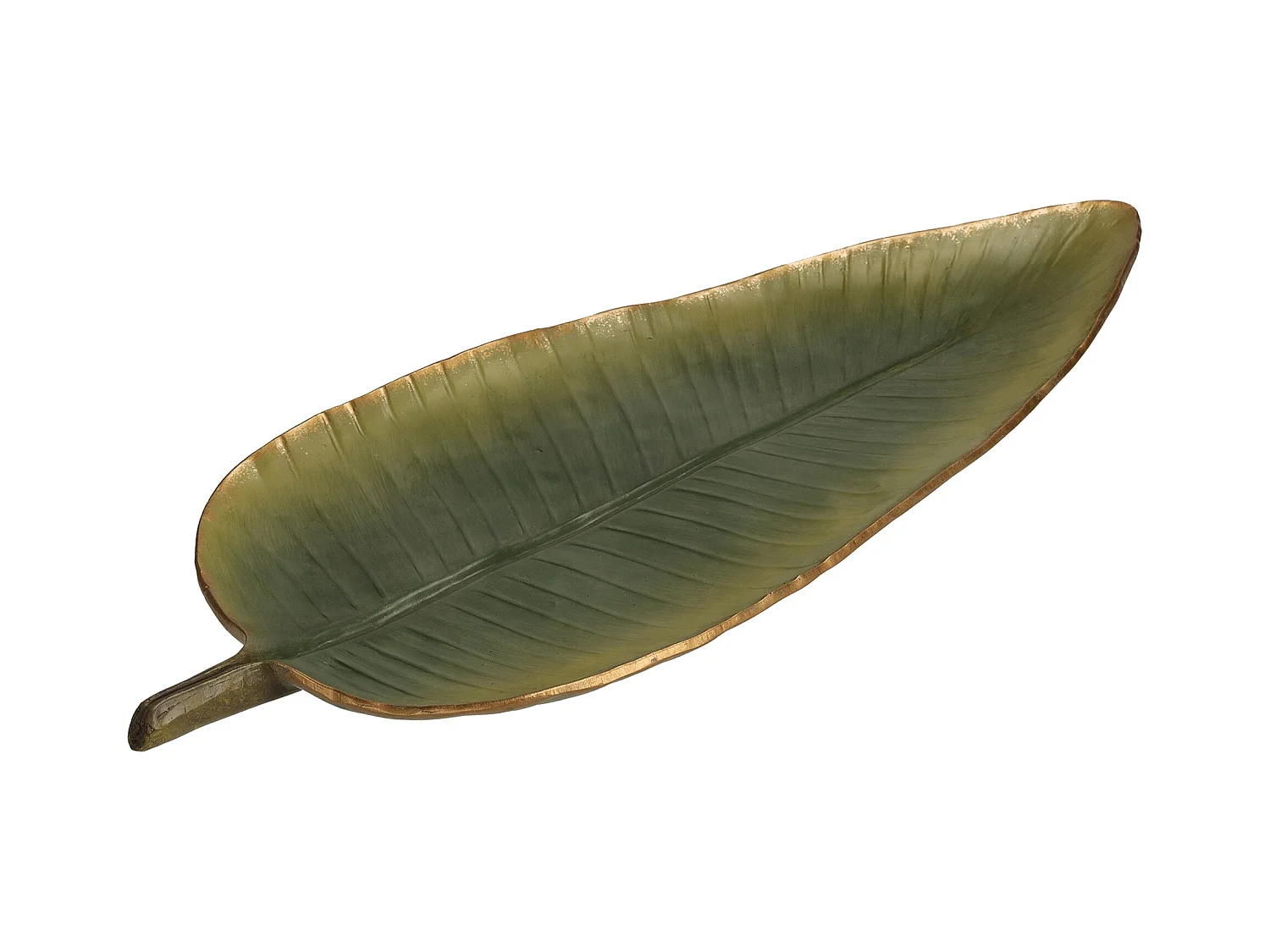 Plateau Décoratif Leafesy Vert Moyen 3 x 55 x 24