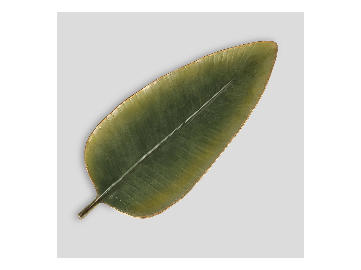 Plateau Décoratif Leafesy Vert Moyen 3 x 55 x 24