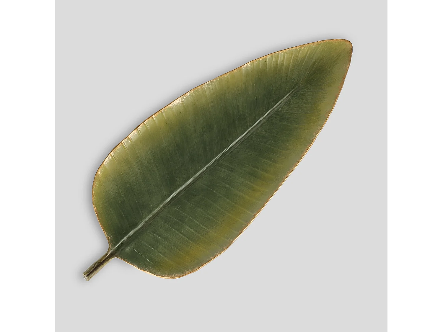 Plateau Décoratif Leafesy Vert Moyen 3 x 55 x 24