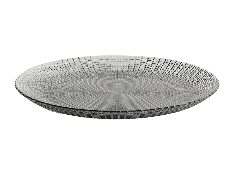 Plateau Décoratif Grid Gris Moyen 2 x 30