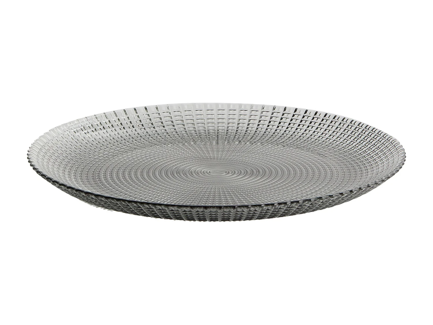 Plateau Décoratif Grid Gris Moyen 2 x 30