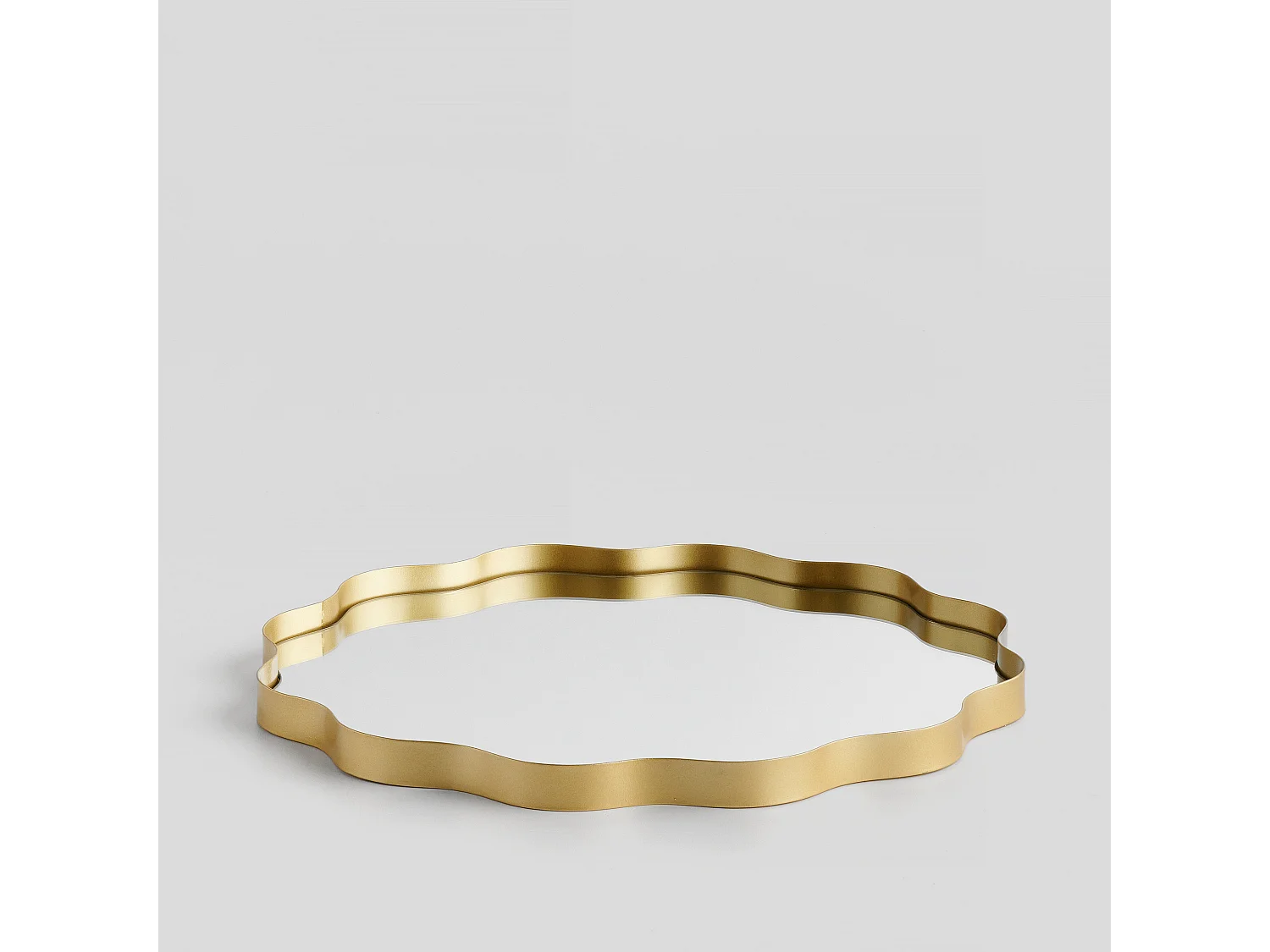 Dekorative Platte Lubaso mittleres Gold 2 x 35