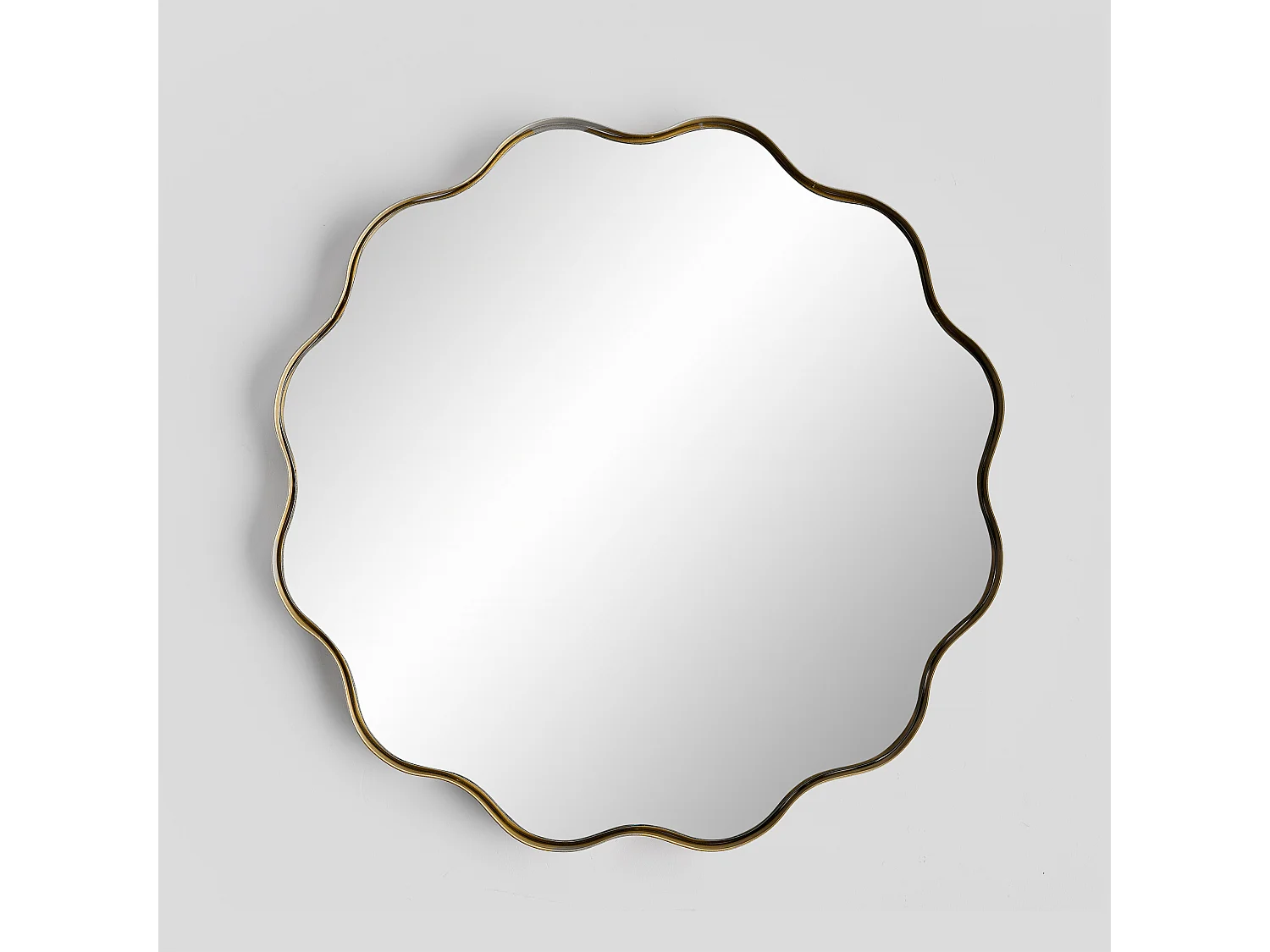 Dekorative Platte Lubaso mittleres Gold 2 x 35