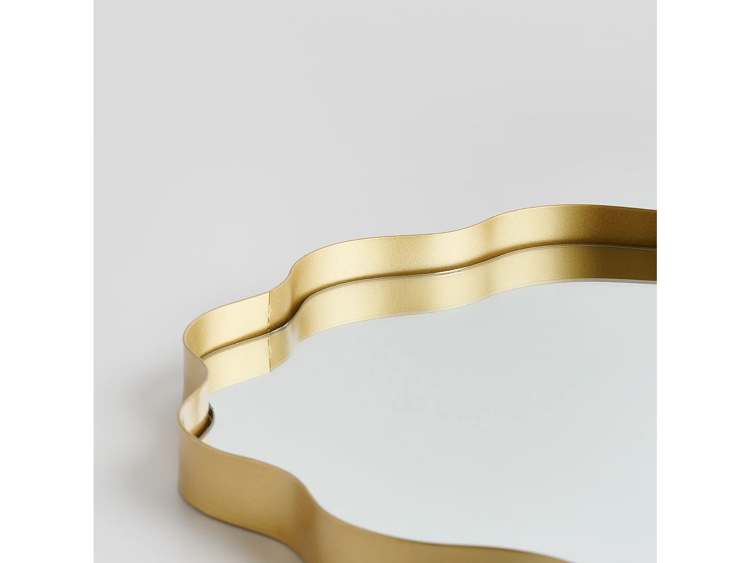 Dekorative Platte Lubaso mittleres Gold 2 x 35