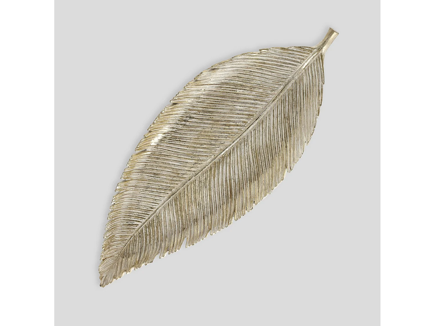 Plateau Décoratif Leaffio Or Clair 5x19x47