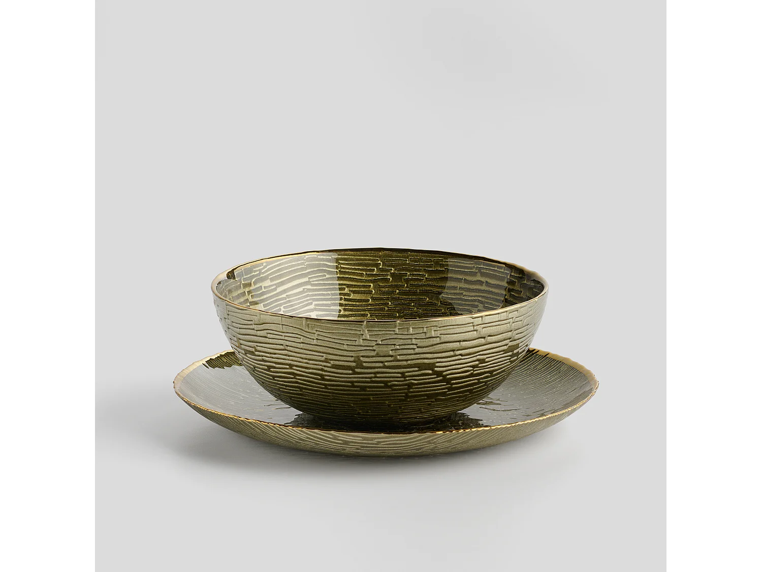 Dekorative Platte Nela hellgrün 3 x 32.5