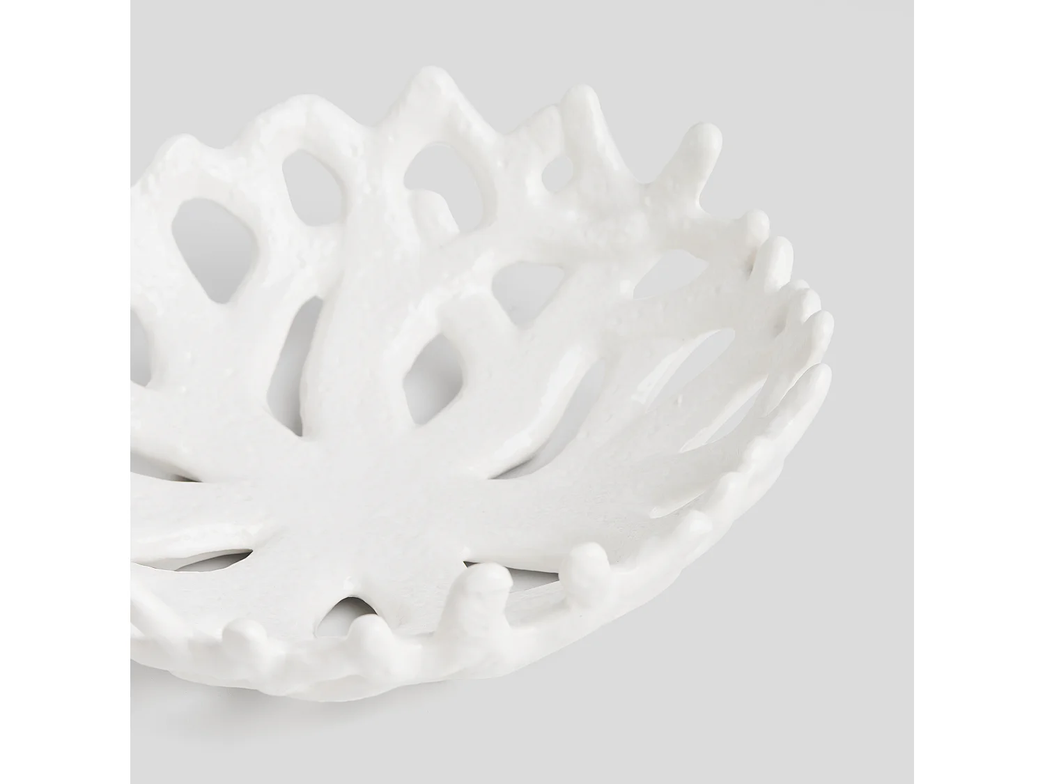 Dekorative Platte Colin mittelweiß 8.5 x 26