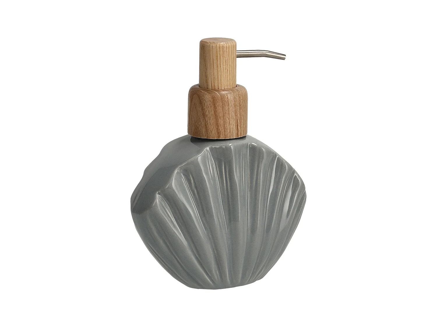 Distributeur de savon Sheller bleu moyen 17 x 6.5 x 13