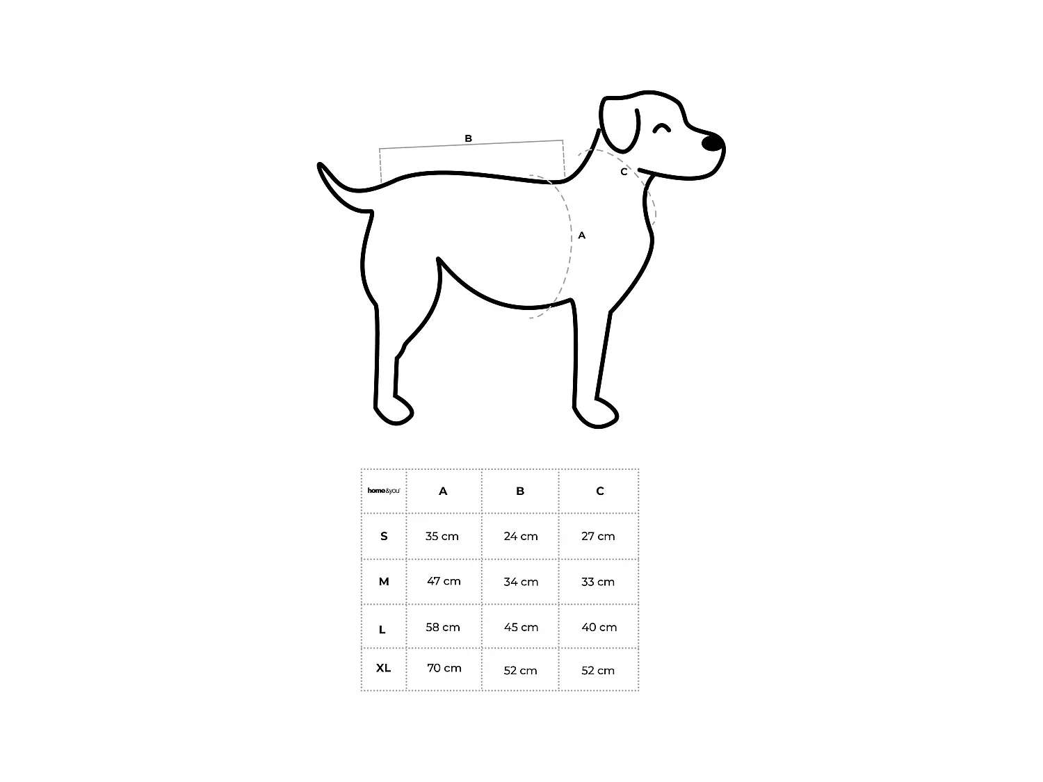 Vêtement Pour Animal Puffer Noir Moyen Taille M