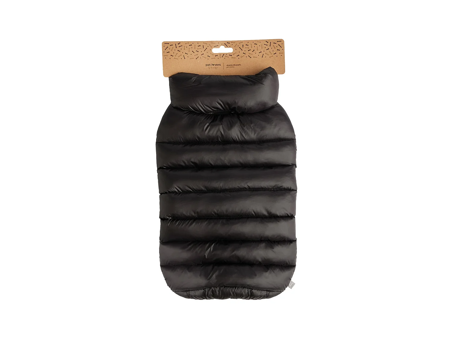 Haustier-Outfit Puffer mittelschwarz, Größe L (58 x 45 x 40)