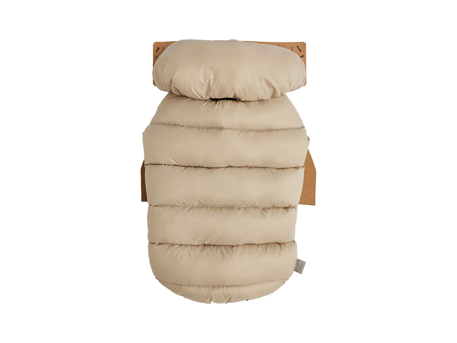 Vêtement Pour Animal Puffer Beige Foncé Taille S 35x24x27