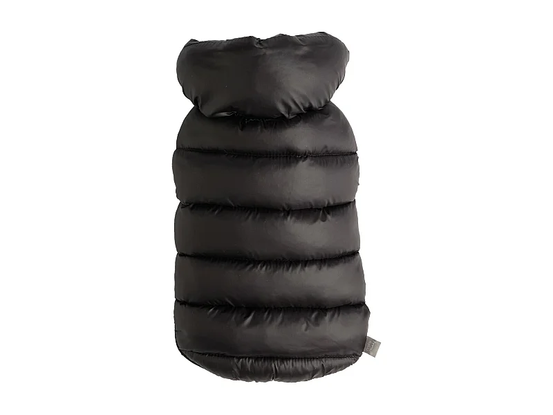 Vêtement Pour Animal Puffer noir moyen 35 x 24 x 27