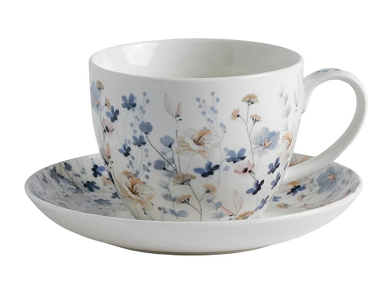 Tasse Mit Untertasse Masika 410ml