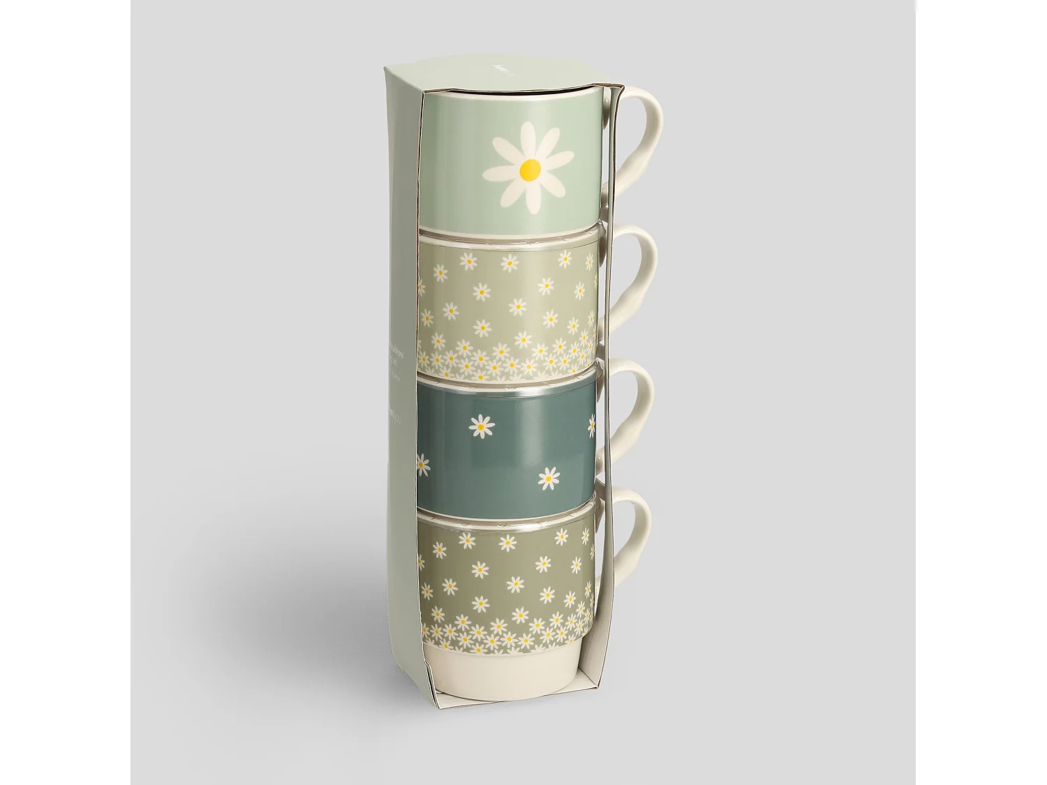 Ensemble De Tasses Nessen Moyen Multicolore 26.4 x 8.4 x 11.4