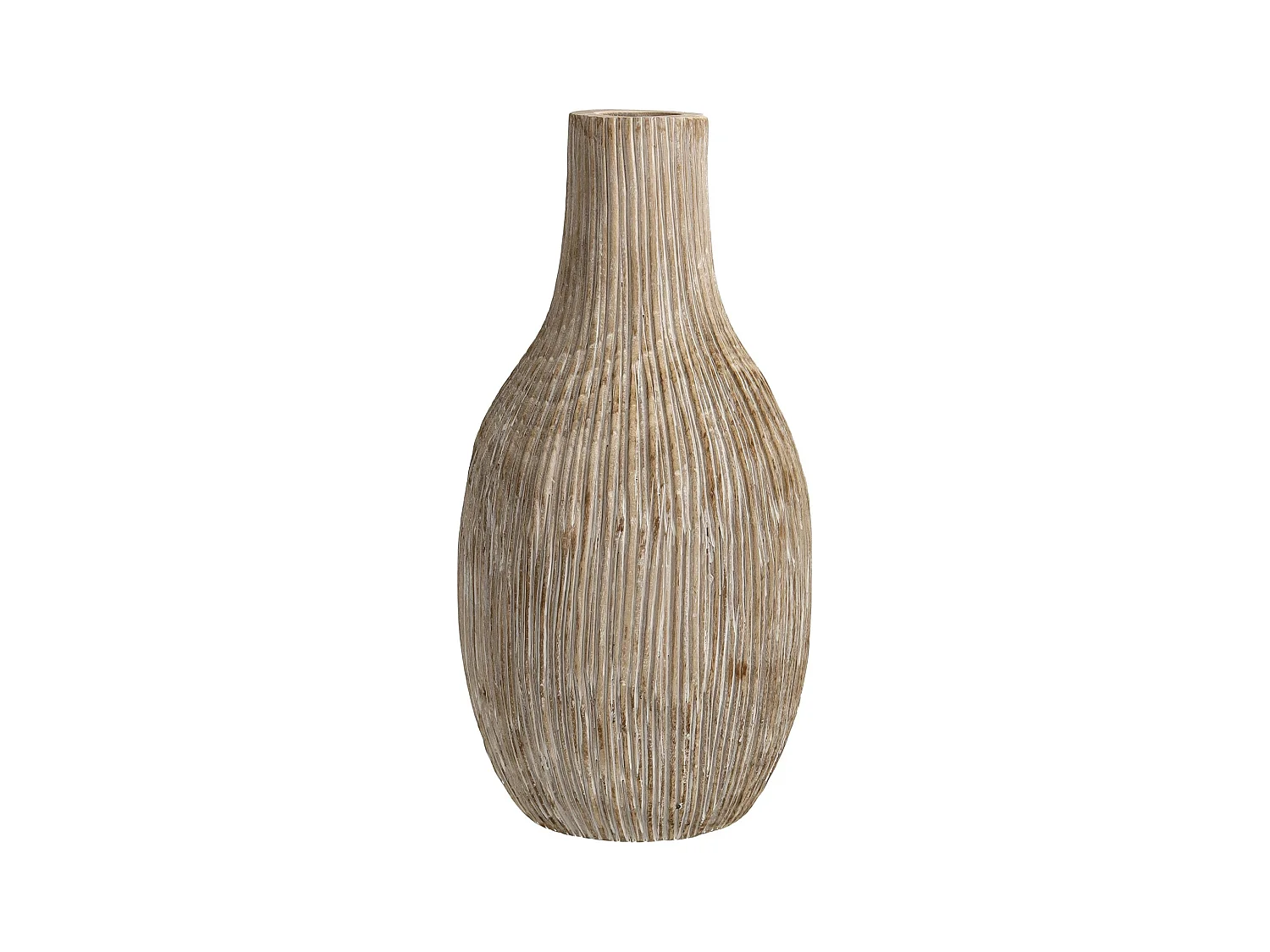 Vase Vernet mittleres Beige 42 x 21