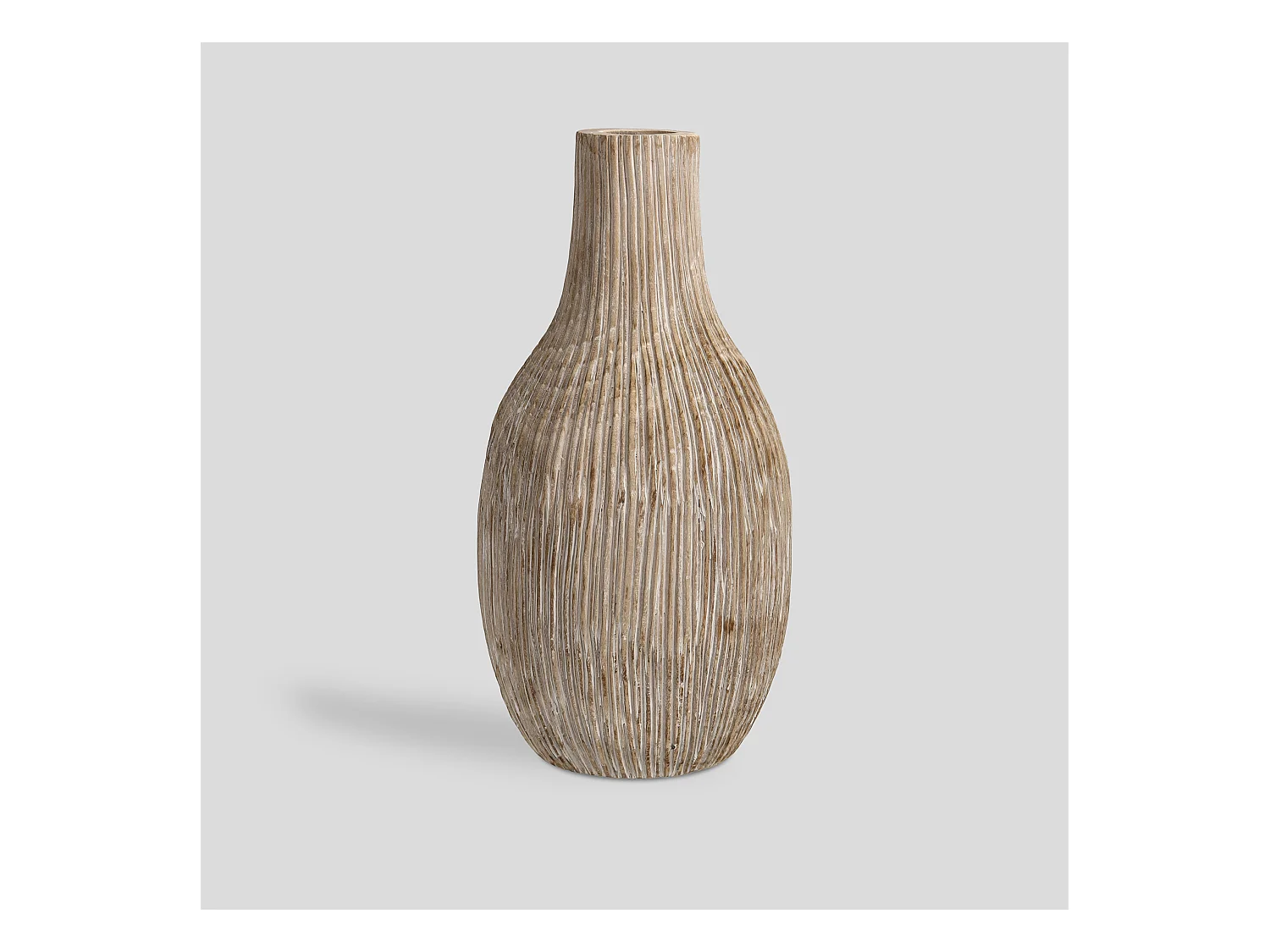 Vase Vernet mittleres Beige 42 x 21