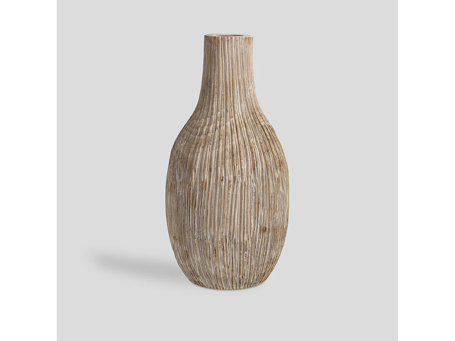 Vase Vernet mittleres Beige 42 x 21