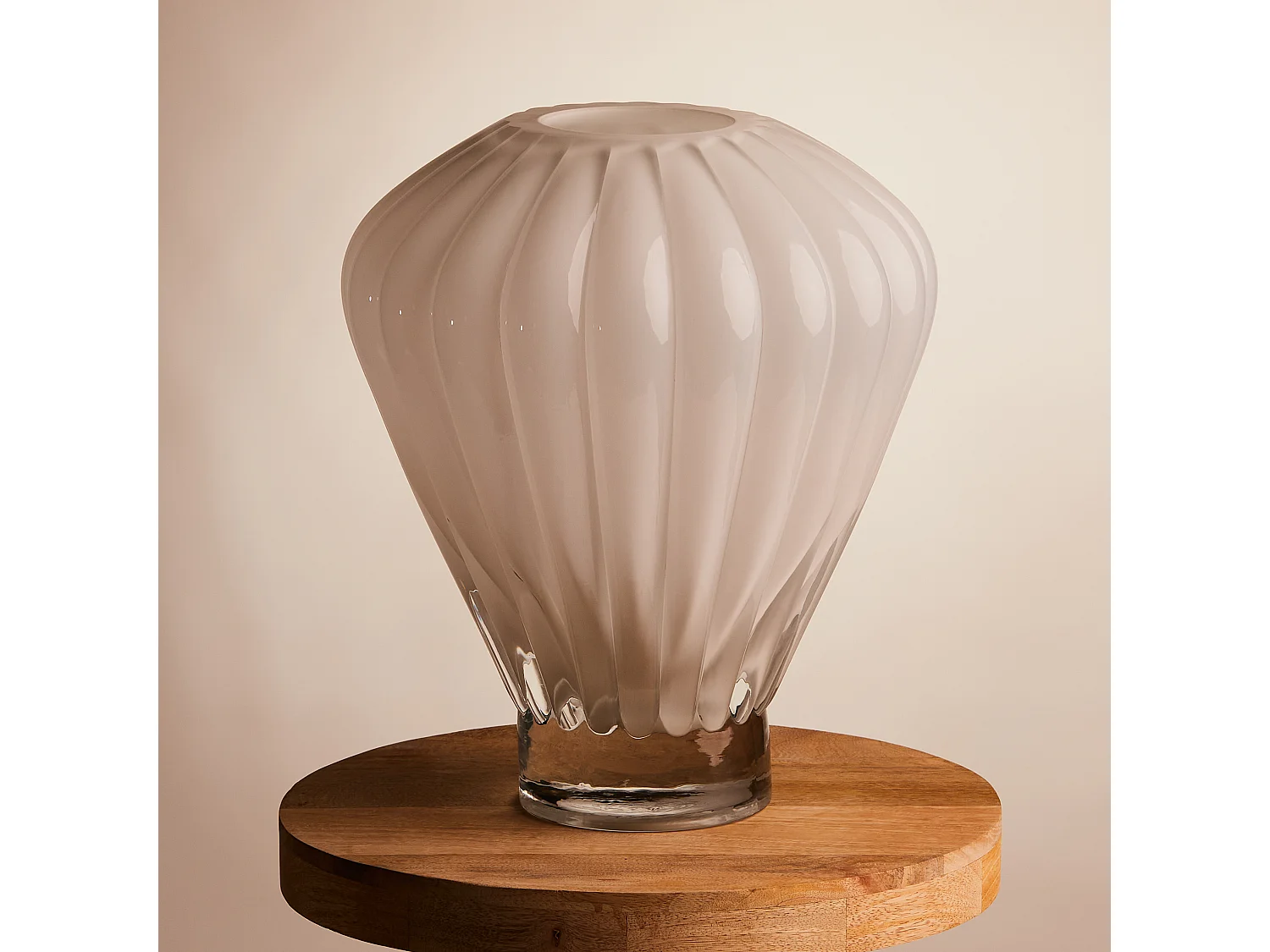 Vase Laurens Blanc Moyen 35.5 x 30