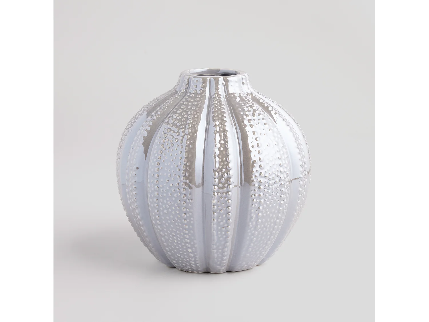 Vase Prao Helles Silber 20 x 20.5