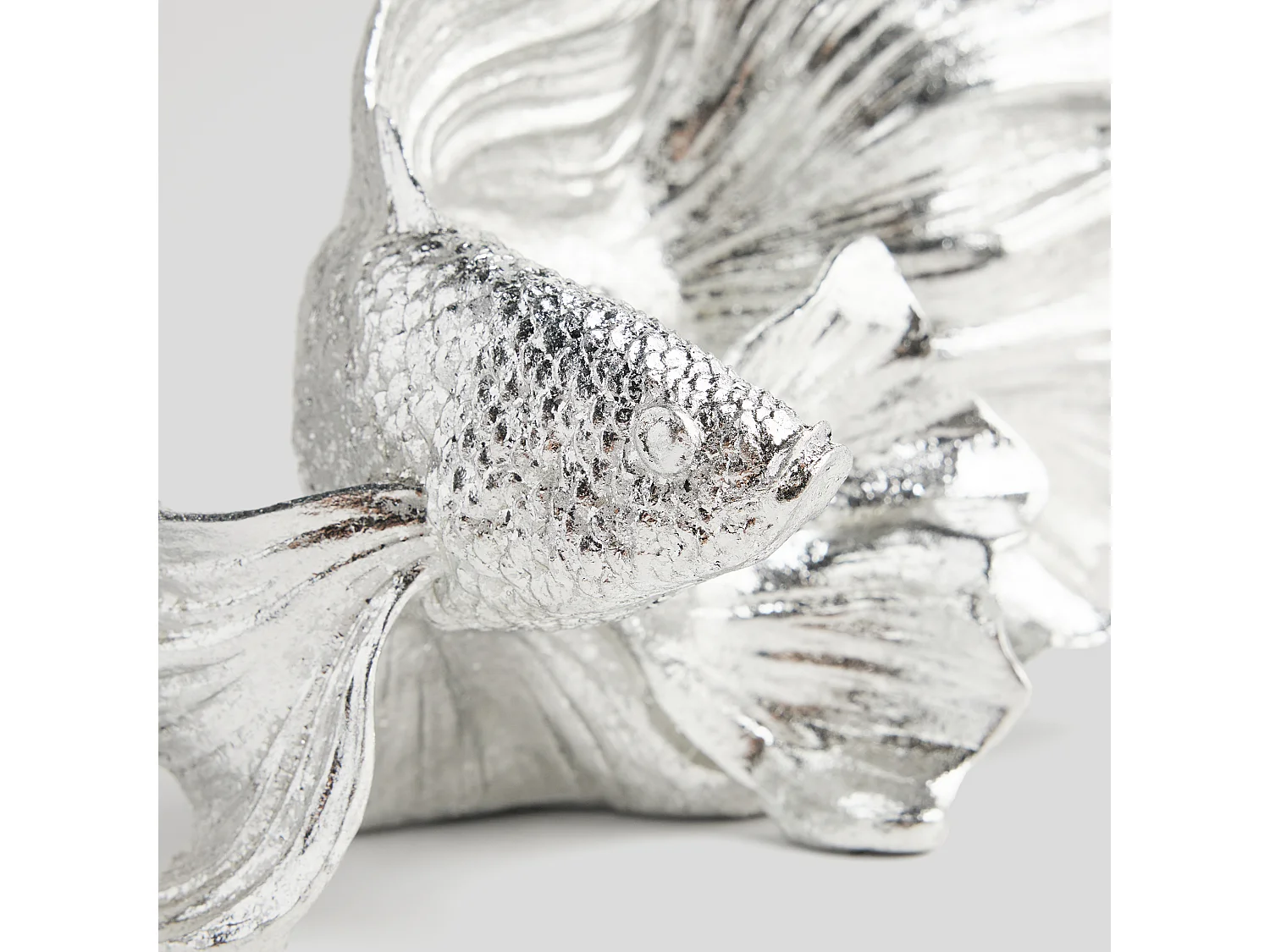 Statue Figurine Vissa Argent Moyen 16 x 14.5 x 21