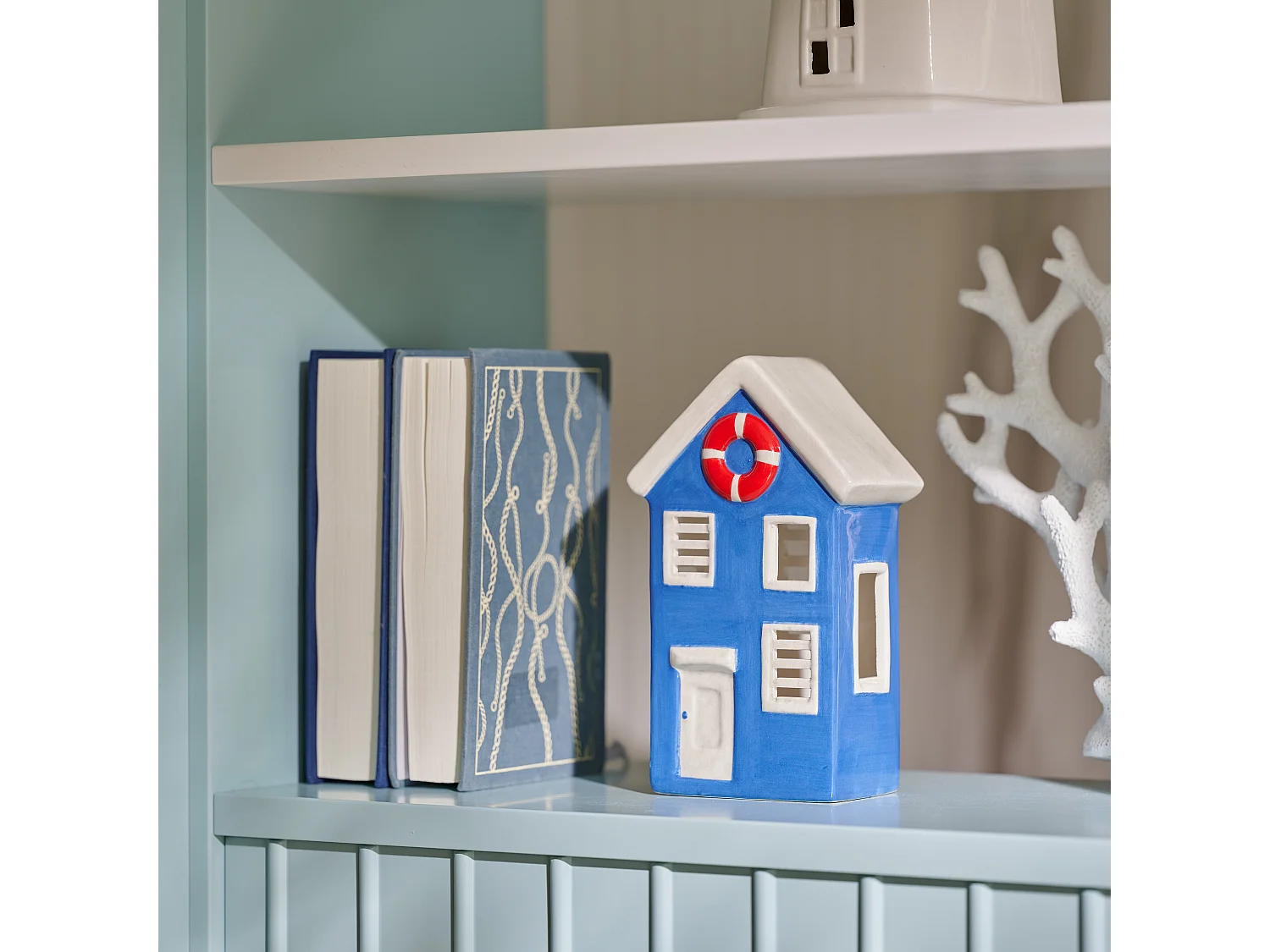 LEDFIGUR Cabini mittelblau 20x11.8x8