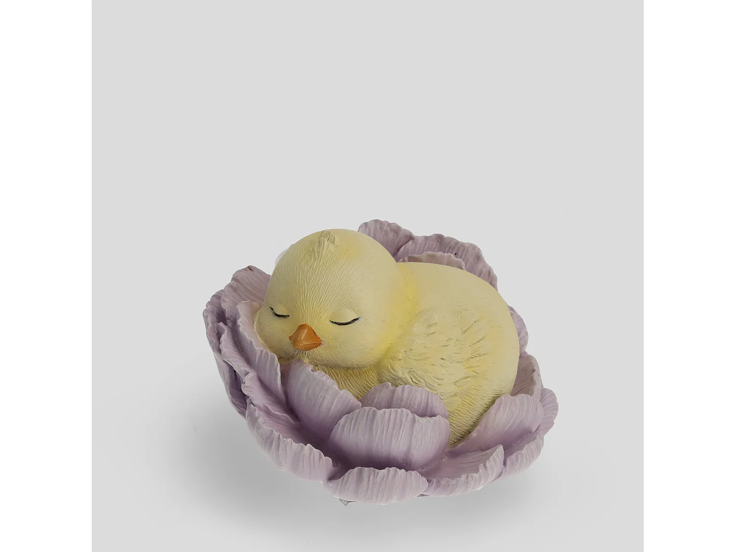 Dekofigur Chickybow blassgelb 8.5 x 11 x 10