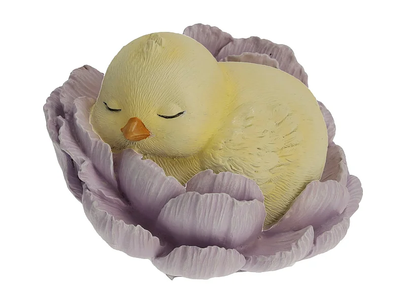 Figurine Chickybow jaune pâle 8.5 x 11 x 10