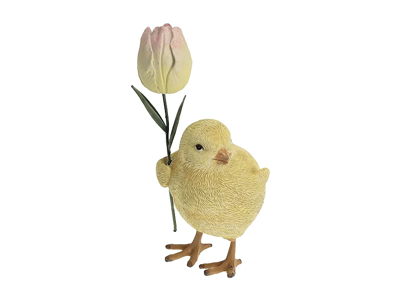 Figurine Chickles jaune moyen 12.5 x 5 x 5.5