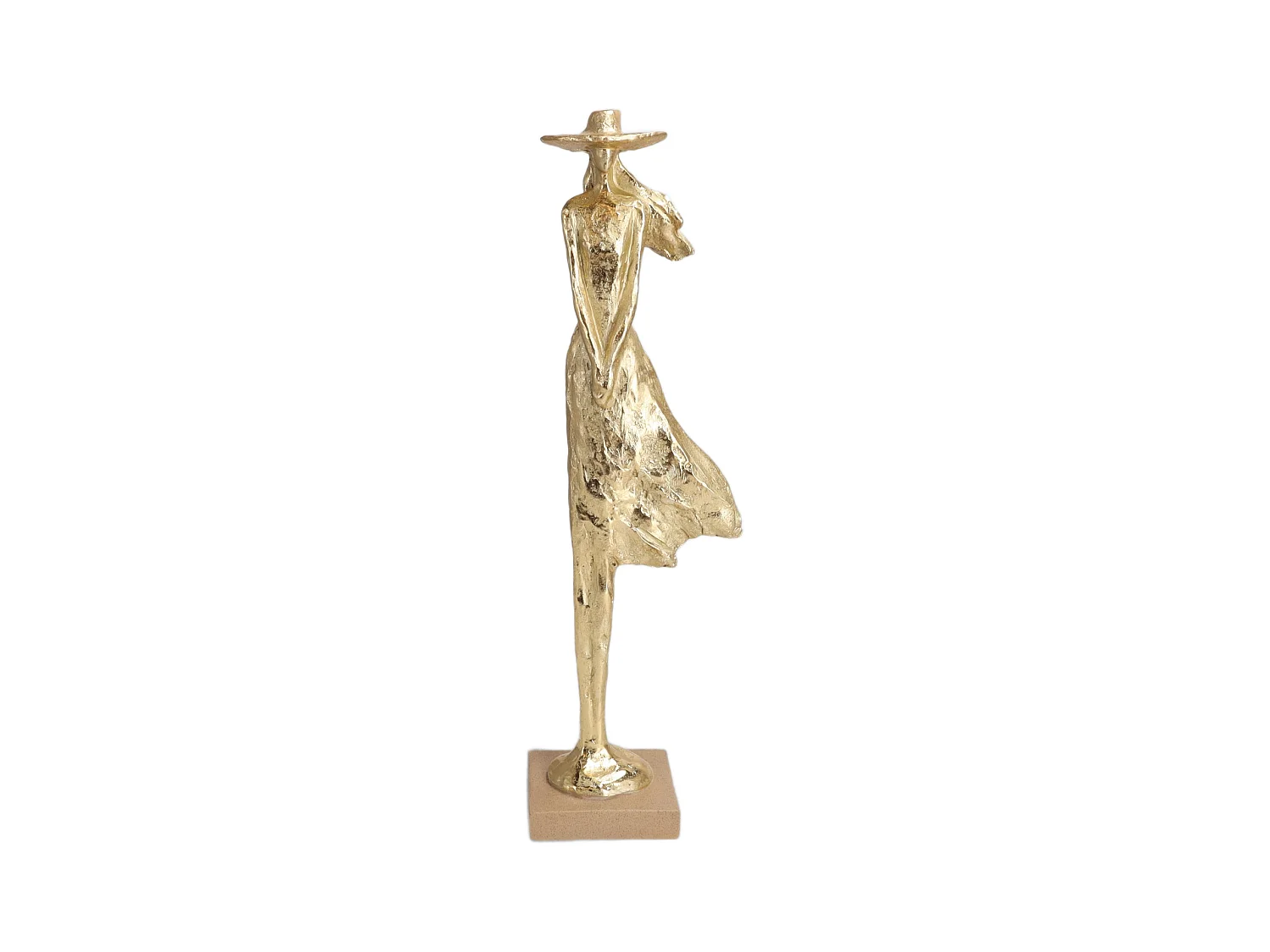 Dekofigur Metre mittleres Gold 36 x 11 x 7.5