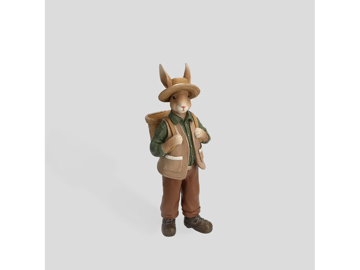 Dekofigur Permer mittelgrün 30.5 x 9.5 x 9