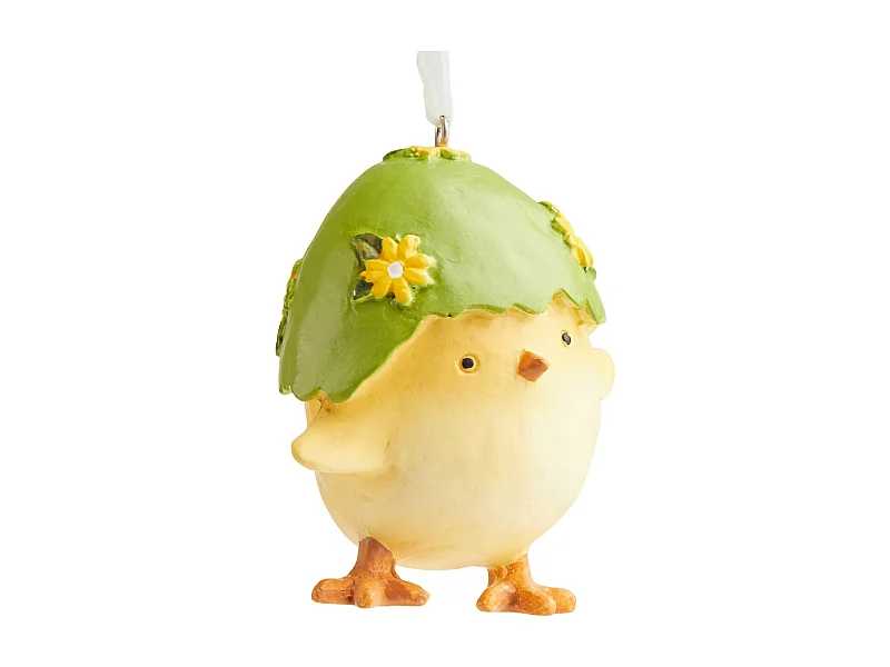 Hängende Dekoration Chicki mittelgelb 8 x 6.5 x 5