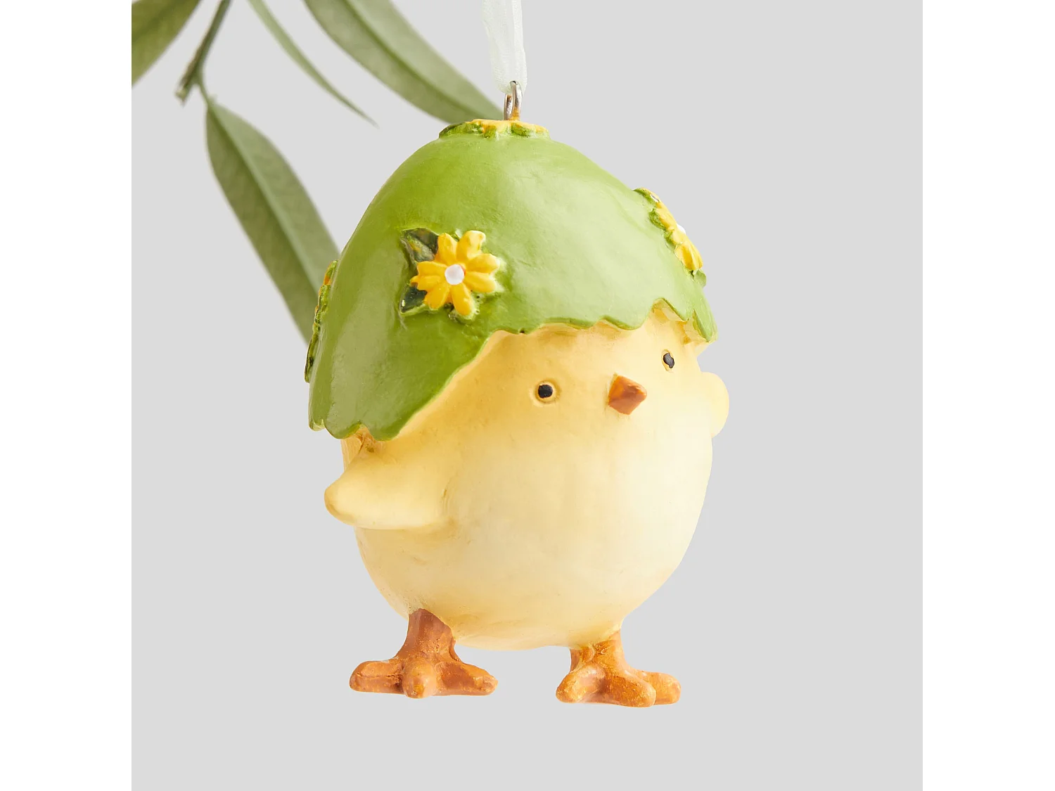 Hängende Dekoration Chicki mittelgelb 8 x 6.5 x 5