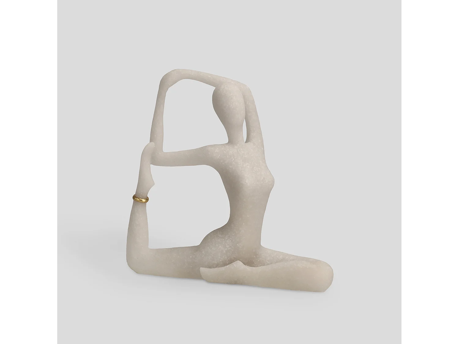 Figurine Yogini Blanc Moyen 21 x 22 x 7