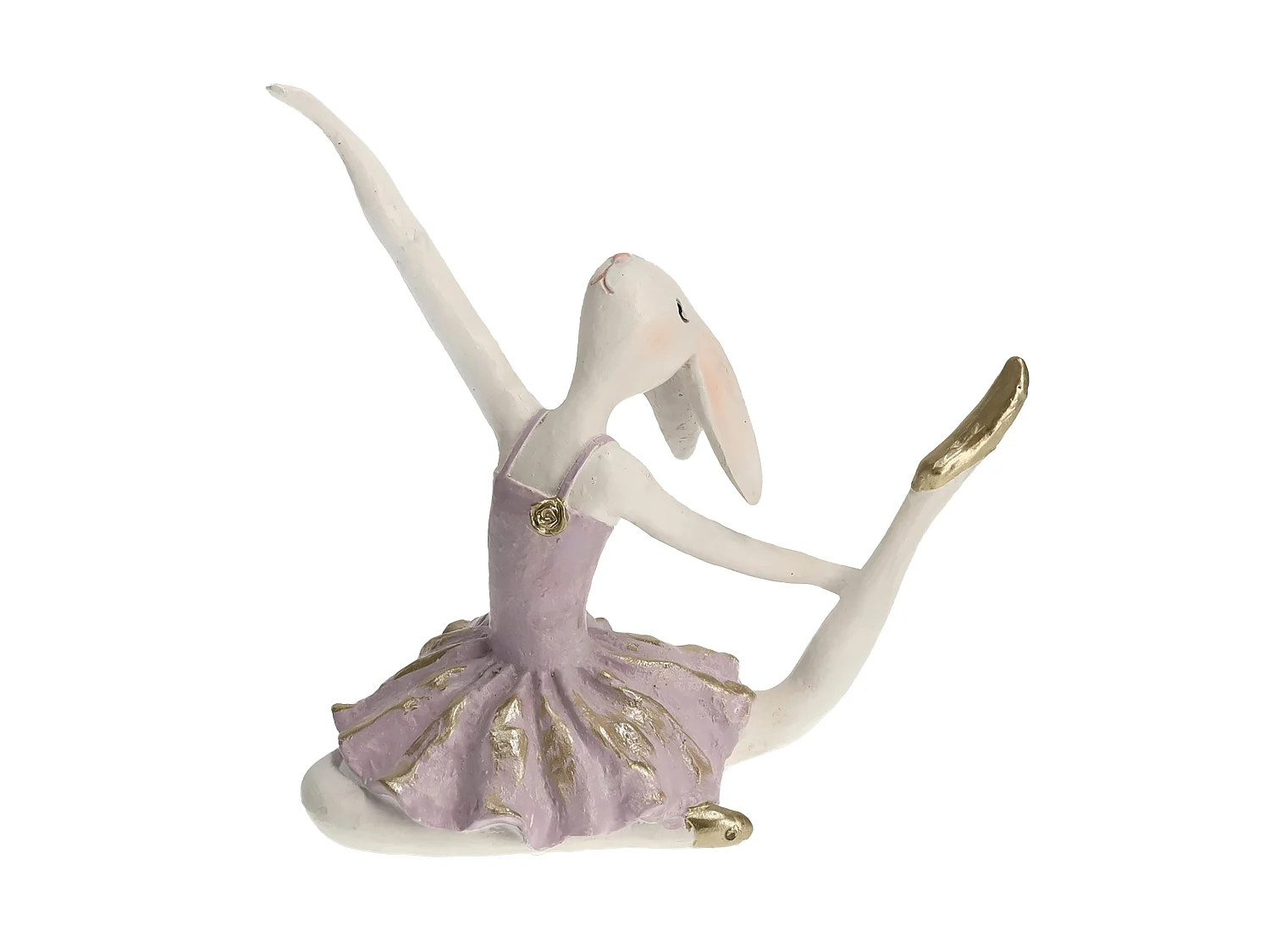 DEKOFIGUR Primabunnita hellviolett 23 x 12 x 23.5