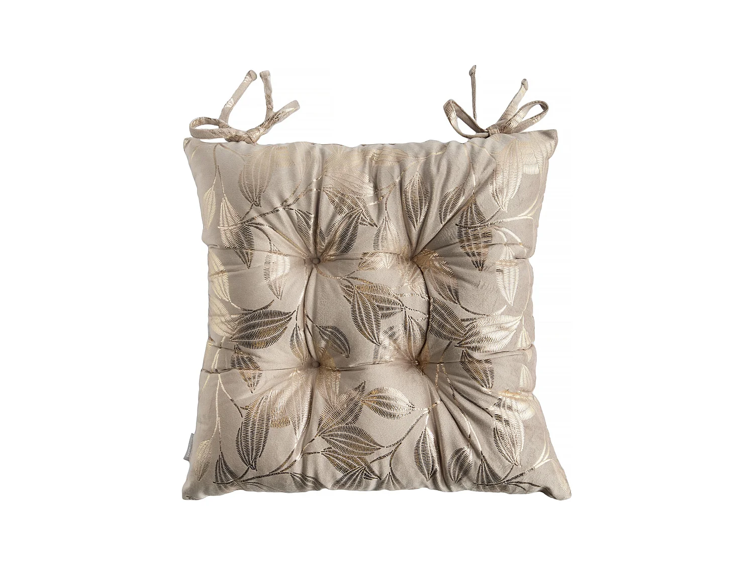 SIÈGE EN VELOURS Blomstela brun moyen 40 x 40