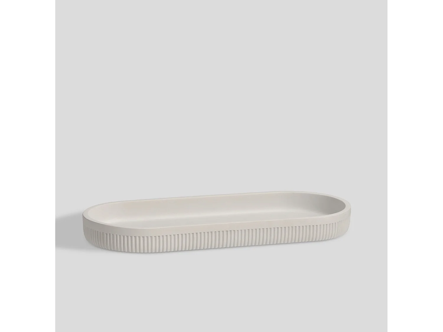 Tablett Maya Mittelweiß 2.2 x 11.2 x 25.5