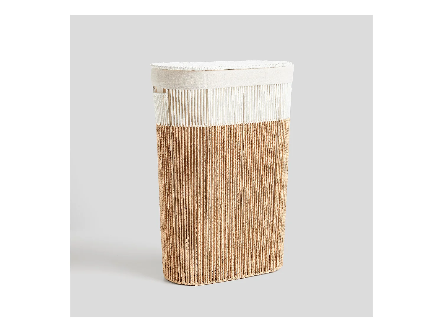 Wäschekorb Isles mittelweiß 60 x 22.5 x 42.7