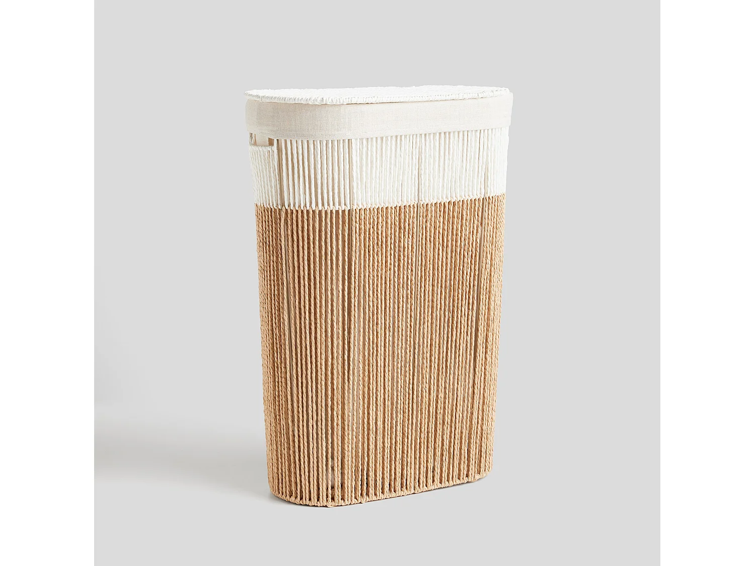 Wäschekorb Isles mittelweiß 60 x 22.5 x 42.7