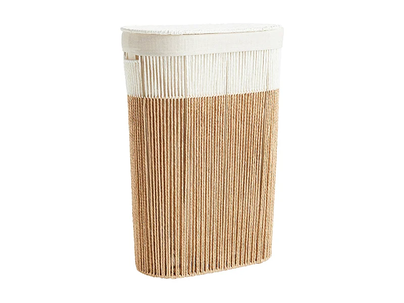 Wäschekorb Isles mittelweiß 60 x 22.5 x 42.7