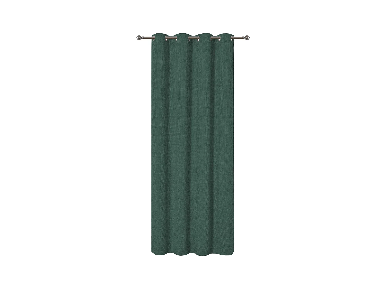 Rideau de velours Leila vert foncé 140 x 250