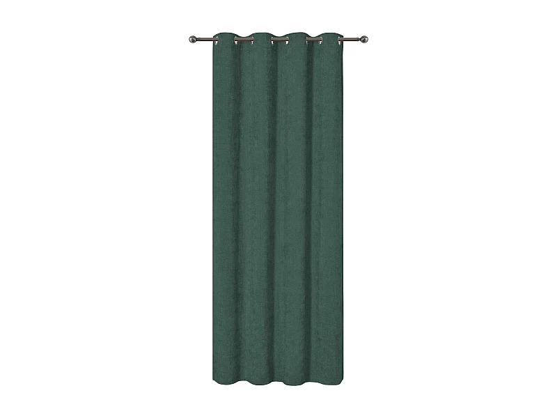 Rideau de velours Leila vert foncé 140 x 250