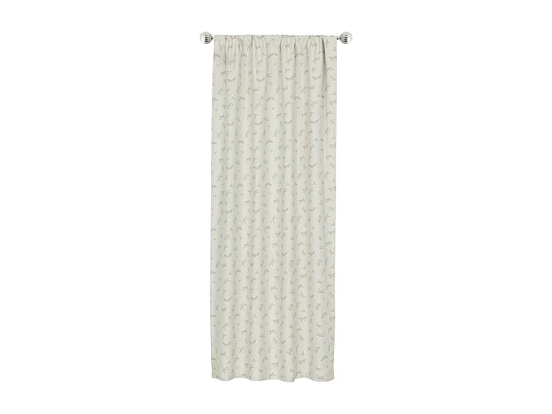 Rideau Jacquard Moljac Beige Moyen 140 x 250