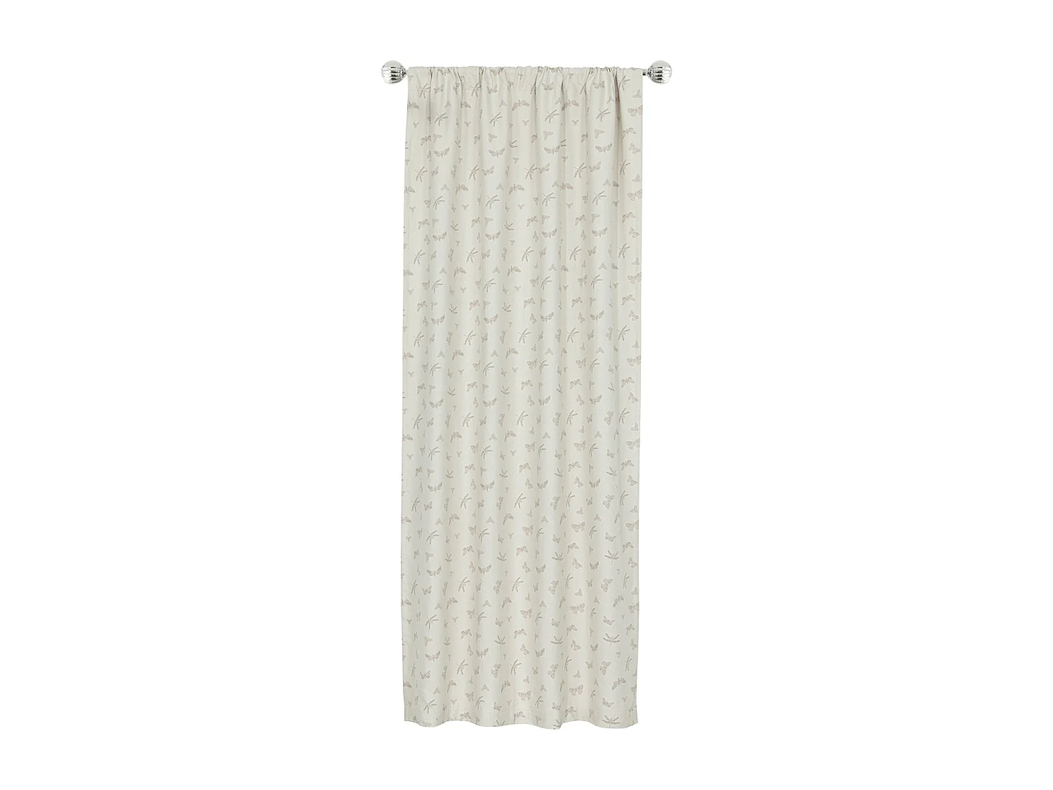 Rideau Jacquard Moljac Beige Moyen 140 x 250