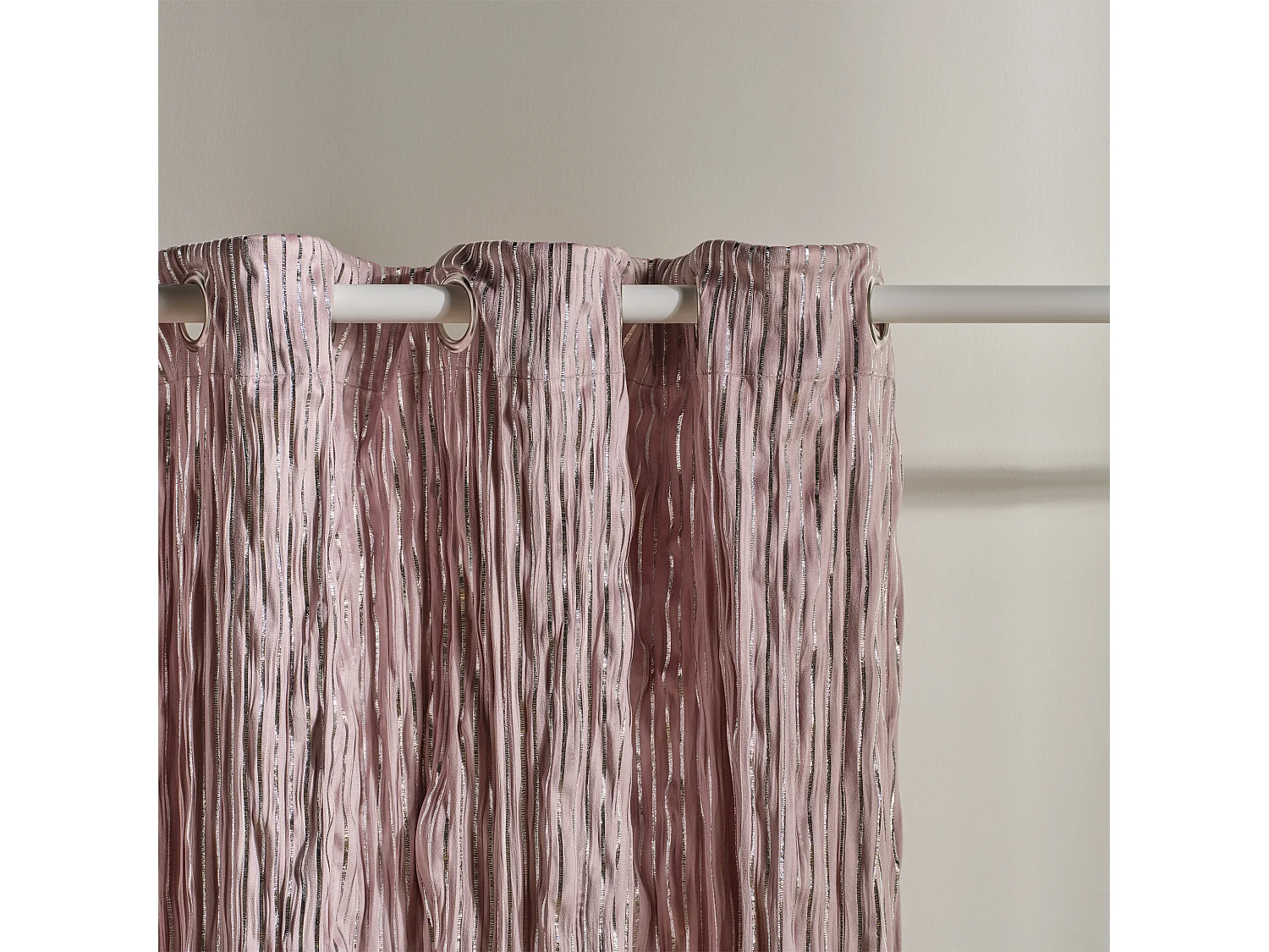 Rideau de velours Calama violet clair 140 x 250